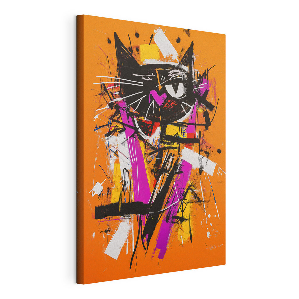 Painting of a cat Painting of a cat