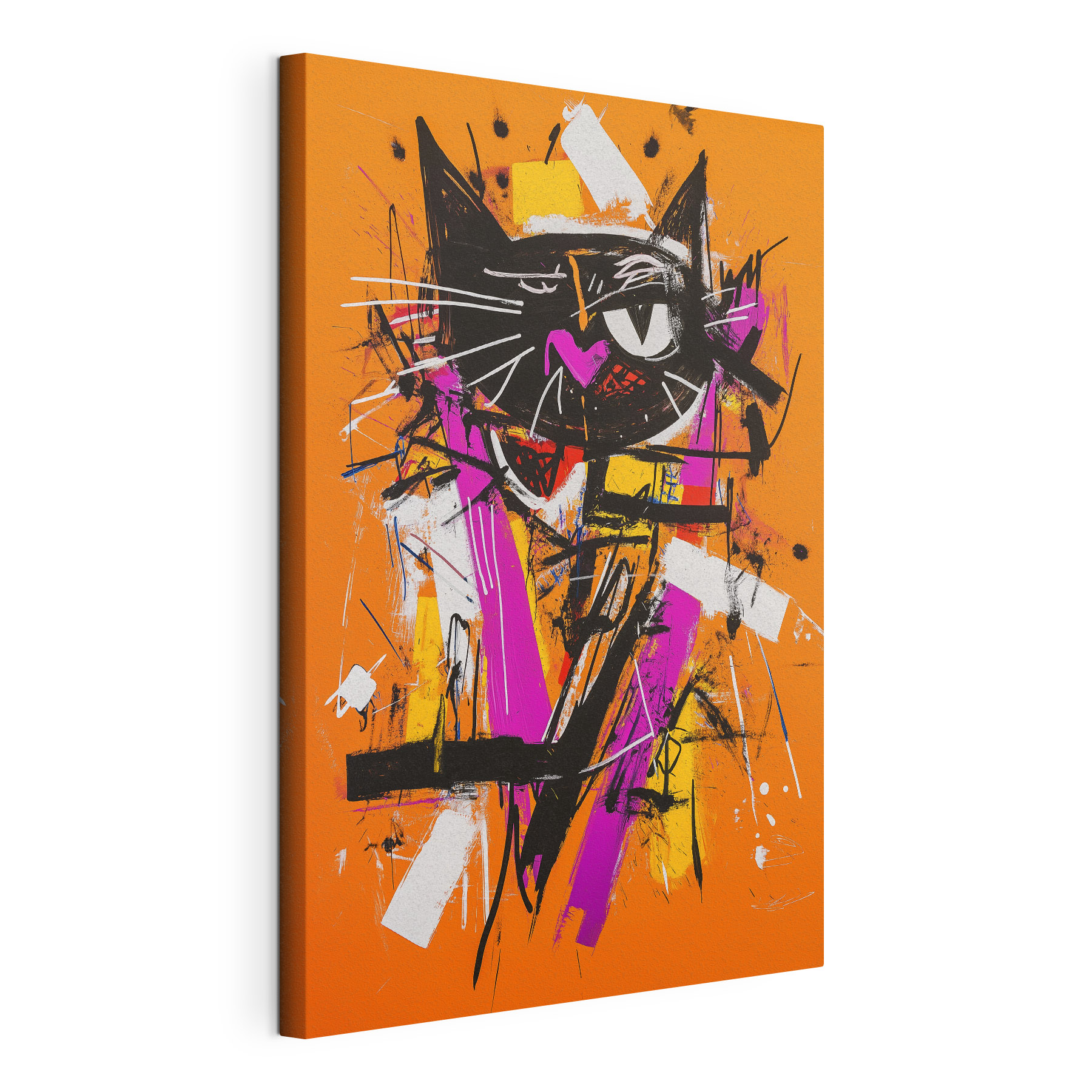 Painting of a cat Painting of a cat