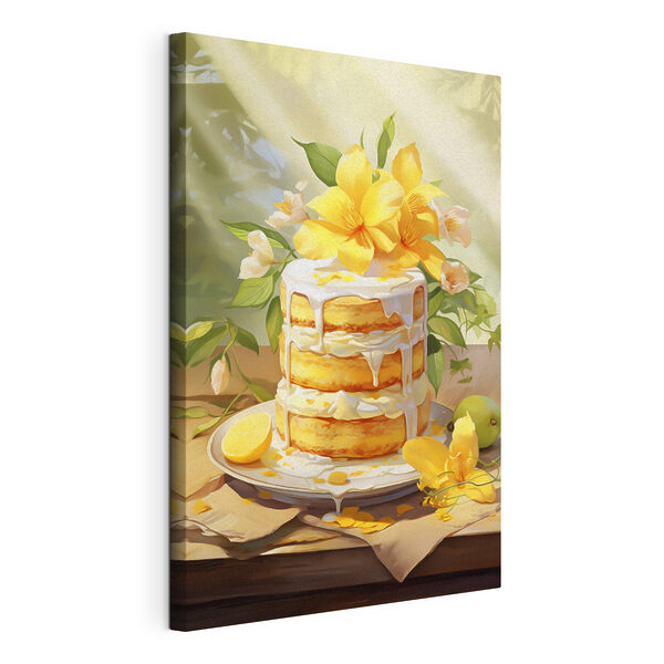 Cuadros Pastel con flores por encima (SKU: s41176) Cuadros Cuadros Pastel con flores por encima (SKU: s41176)