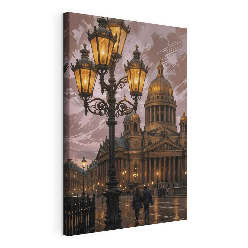 Large building with a dome and columns Large building with a dome and columns