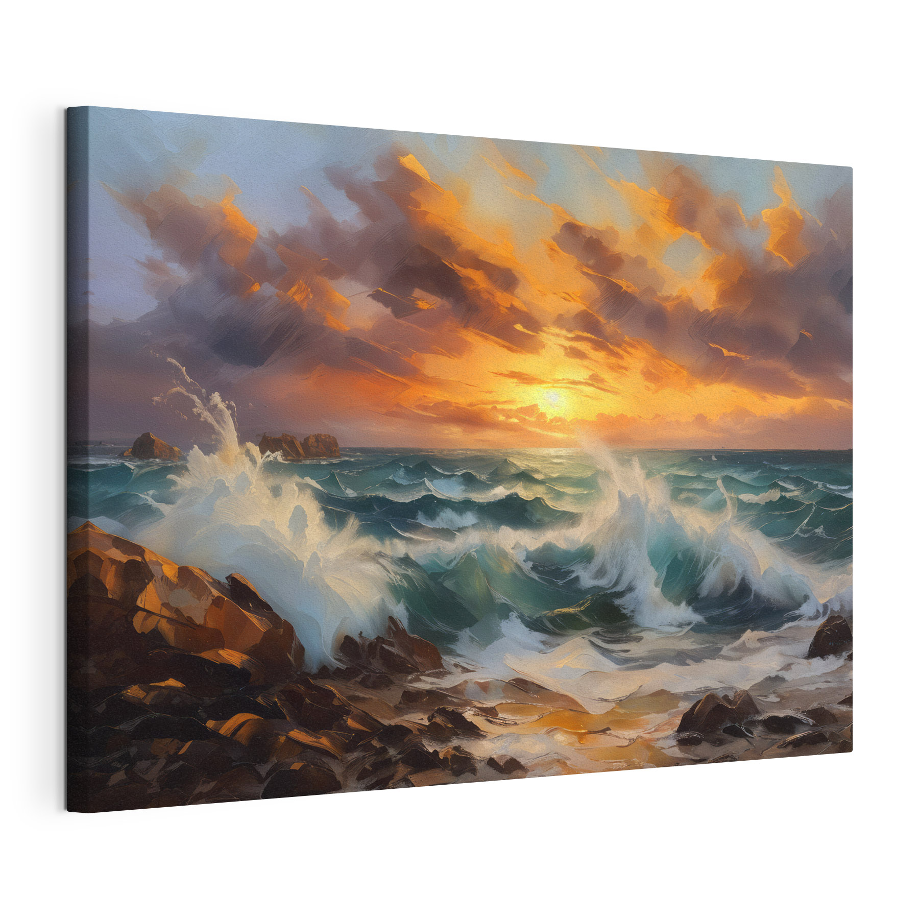 Waves crashing waves on a rocky beach Waves crashing waves on a rocky beach
