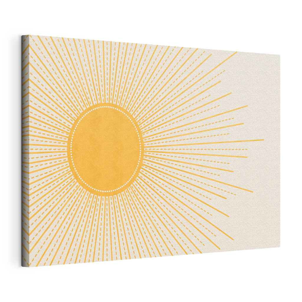 Sun with lines and dots Sun with lines and dots