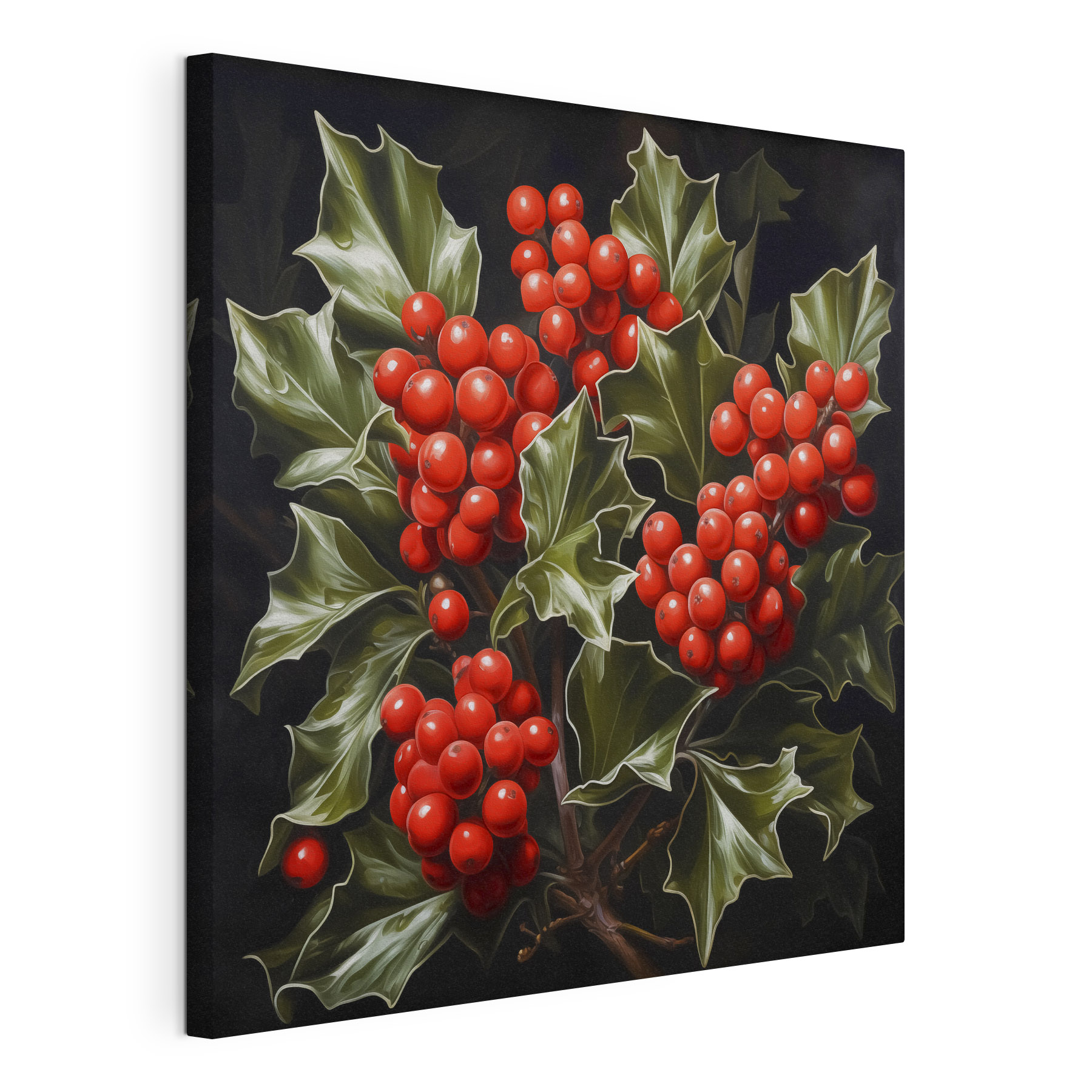 Vibrant berries nestled among leaves Vibrant berries nestled among leaves