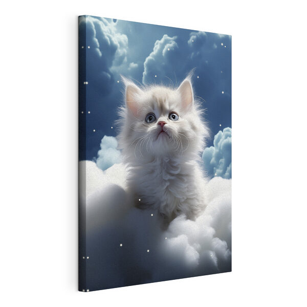Gato sentado en una nube Cuadros Gato sentado en una nube