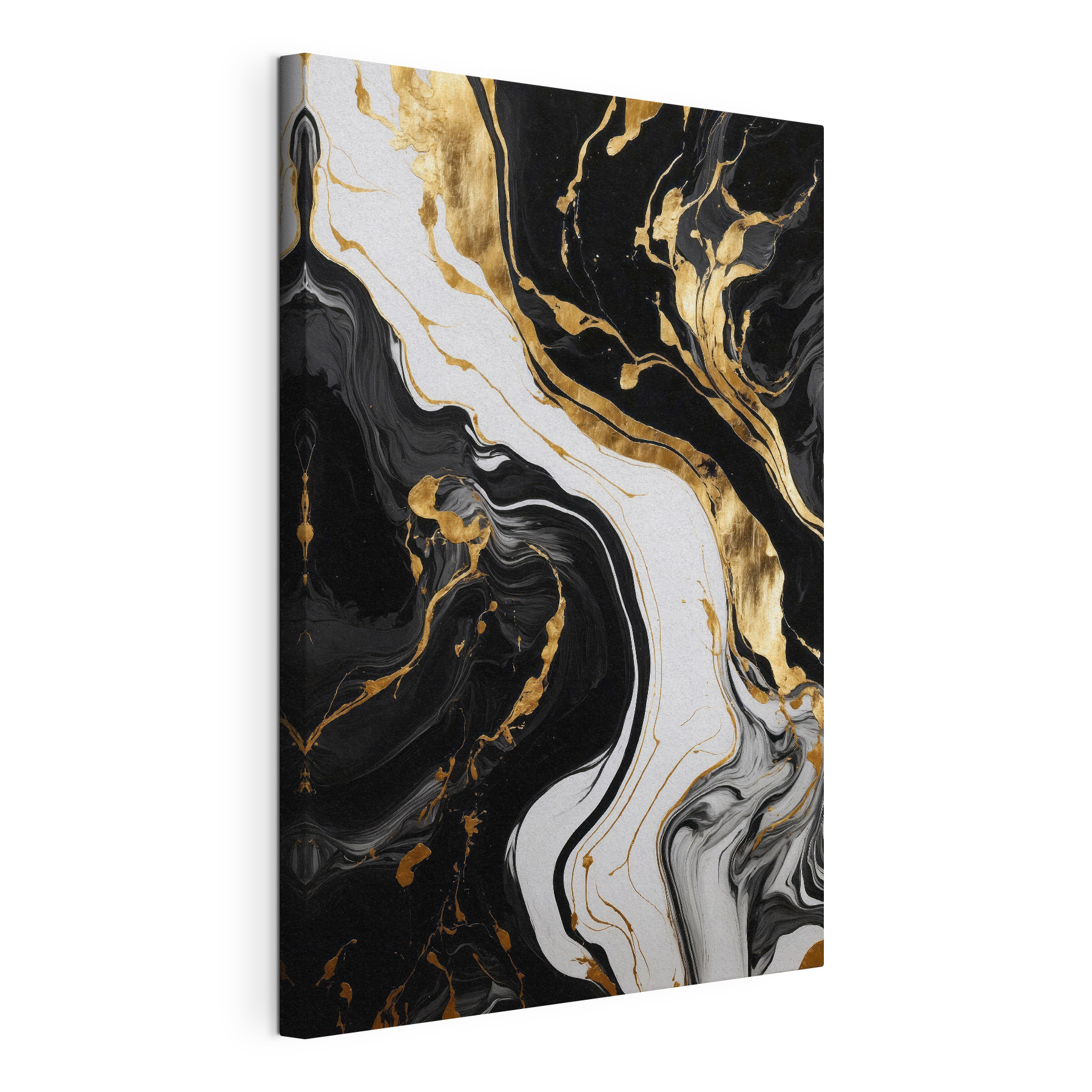 Abstract swirls of black and white Abstract swirls of black and white