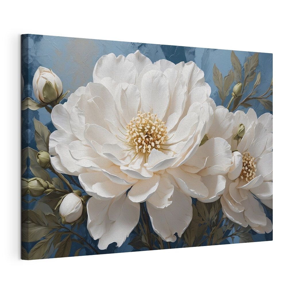 Delicate blooms against a soft backdrop