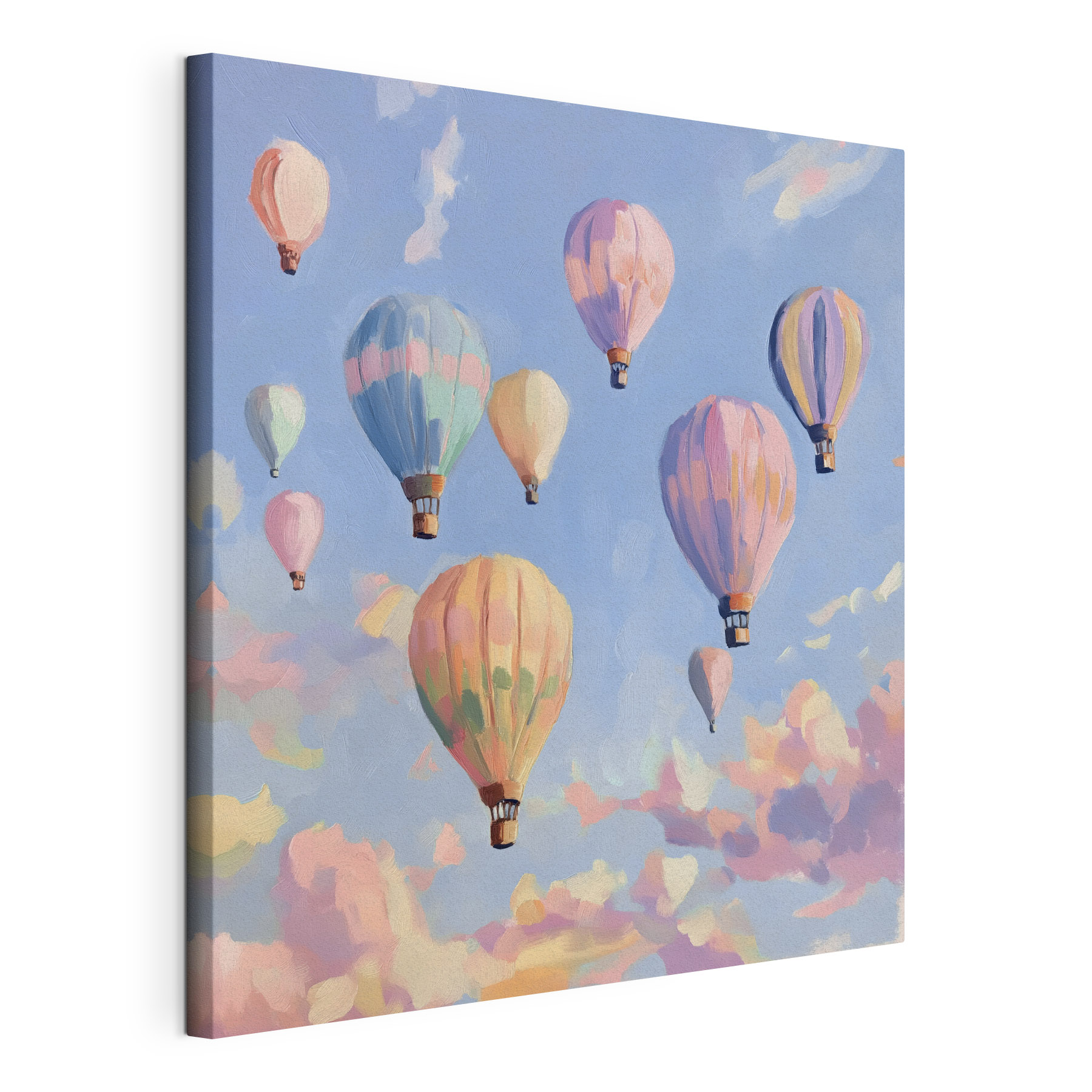 Group of hot air balloons in the sky Group of hot air balloons in the sky