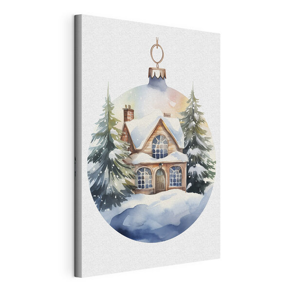 Cuadros Acuarela de una casa en la nieve (SKU: s41363) Cuadros Cuadros Acuarela de una casa en la nieve (SKU: s41363)