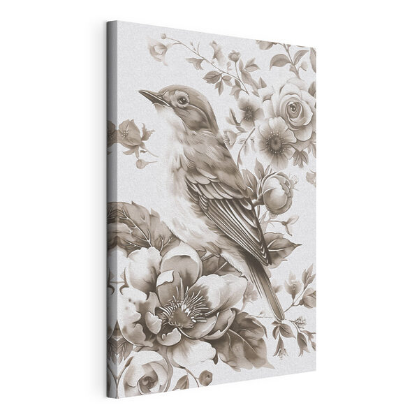 Cuadros Pájaro sobre una flor
