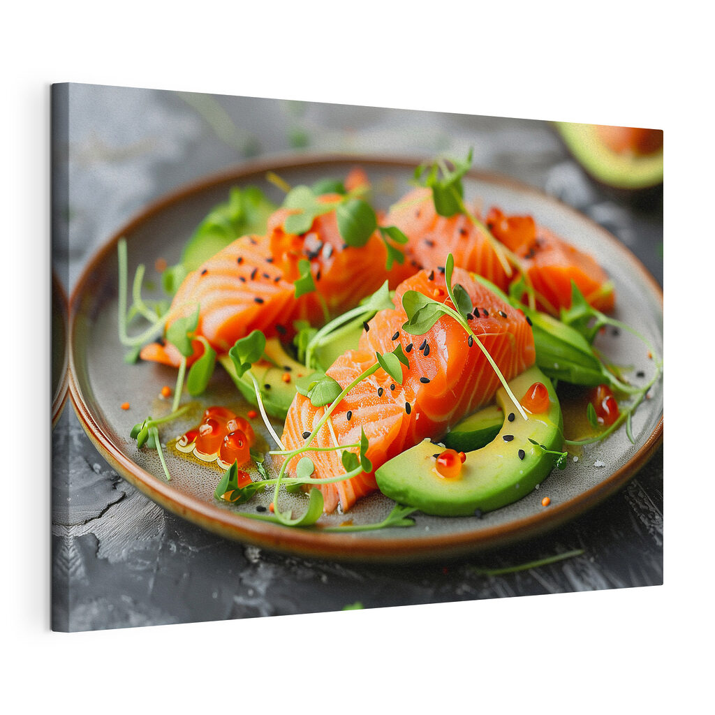 Plate of food on a table Plate of food on a table