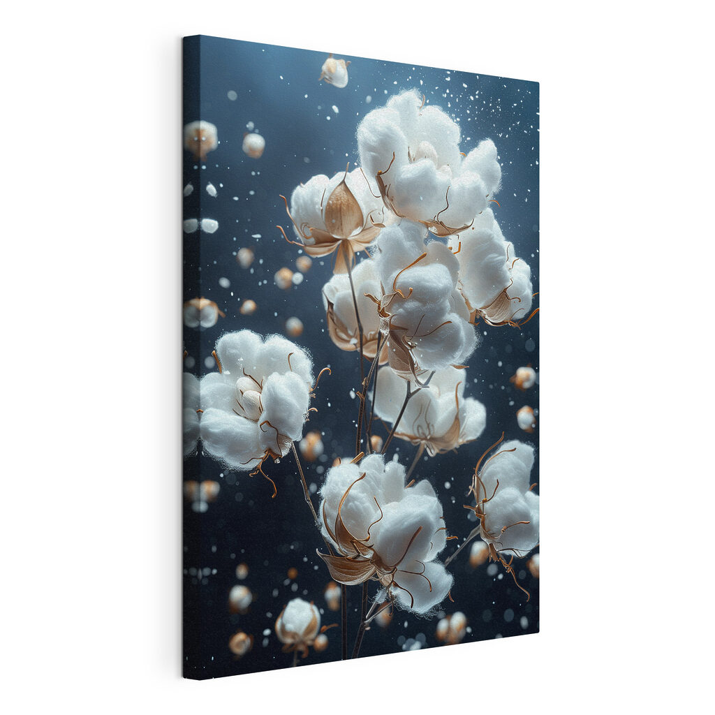 Cotton blossoms in soft motion Cotton blossoms in soft motion
