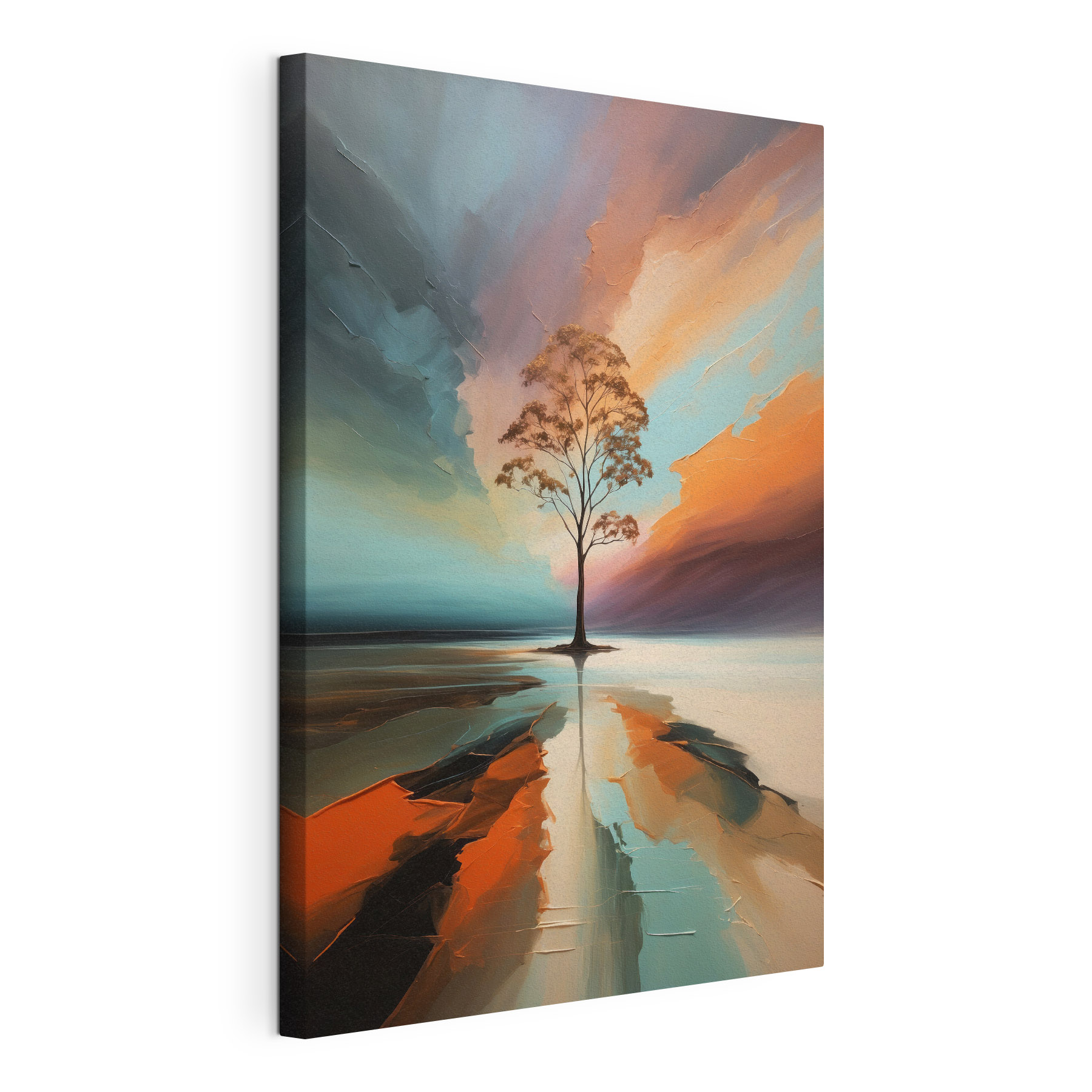 Tree in the middle of a lake Tree in the middle of a lake