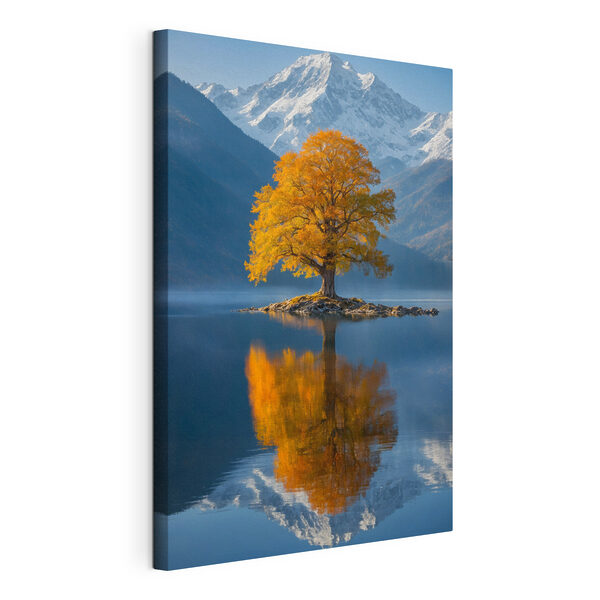 Cuadros Árbol en una isla en un lago (SKU: s41585) Cuadros Cuadros Árbol en una isla en un lago (SKU: s41585)