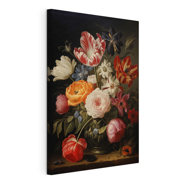 Cuadros Cuadro de flores sobre fondo negro (SKU: s41608) Cuadros Cuadros Cuadro de flores sobre fondo negro (SKU: s41608)