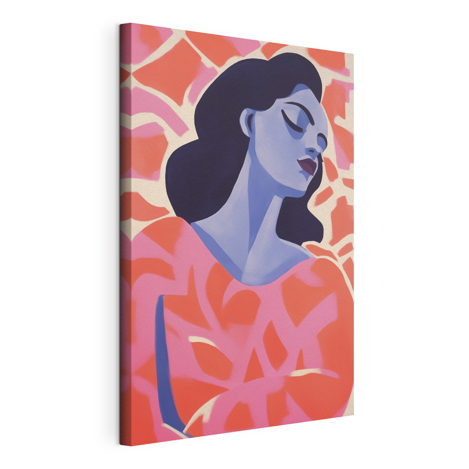- Serene elegance in vibrant hues