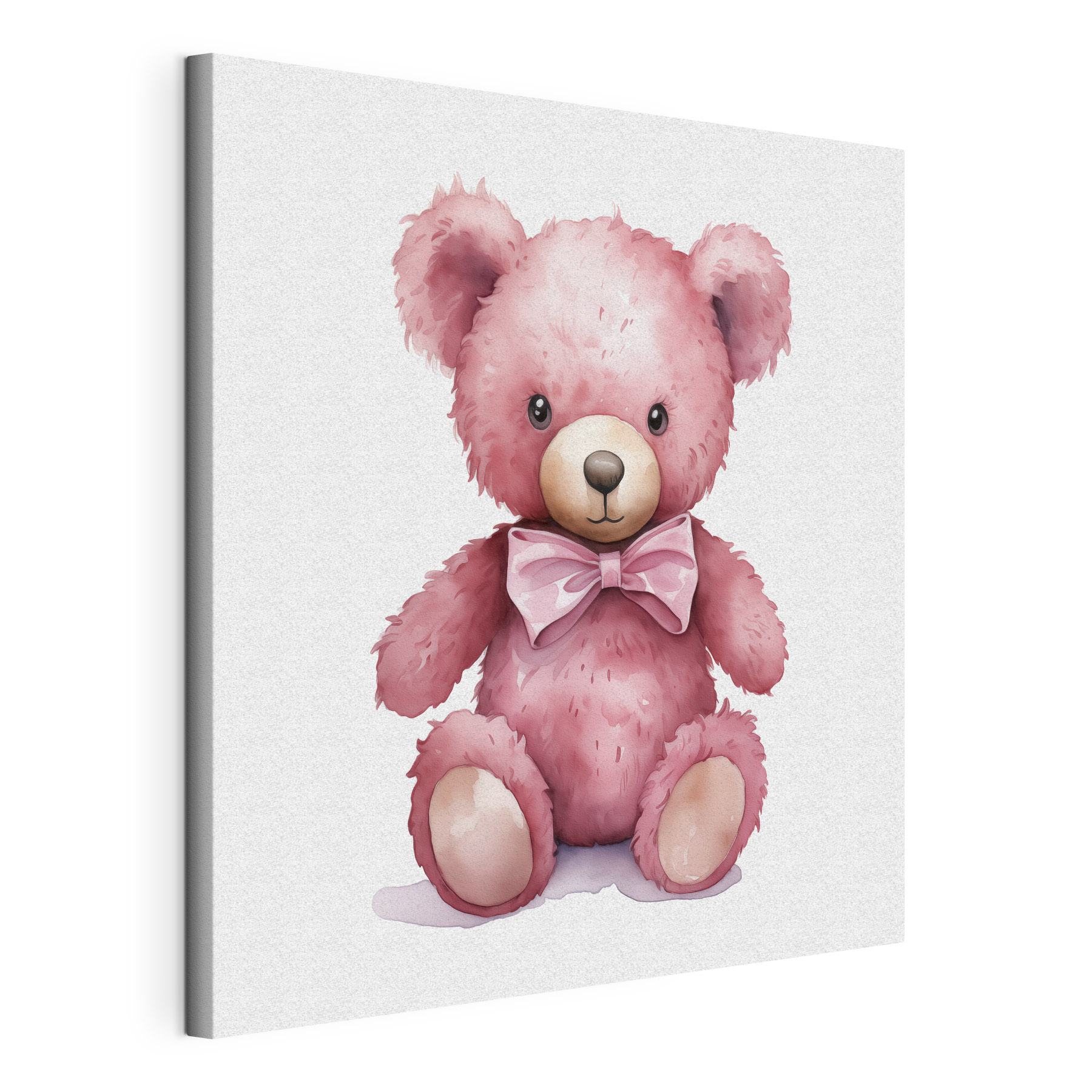 Pink teddy bear with a bow tie Pink teddy bear with a bow tie