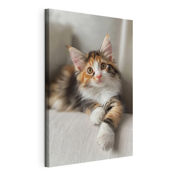 Gato tumbado en un sofá Cuadros Gato tumbado en un sofá