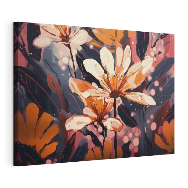 Cuadros Pintura de flores y hojas (SKU: s41661) Cuadros Cuadros Pintura de flores y hojas (SKU: s41661)
