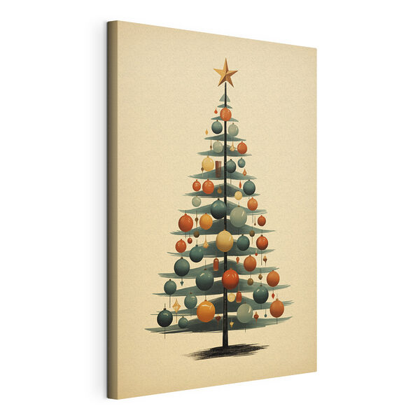 Árbol de Navidad con adornos Cuadros Árbol de Navidad con adornos