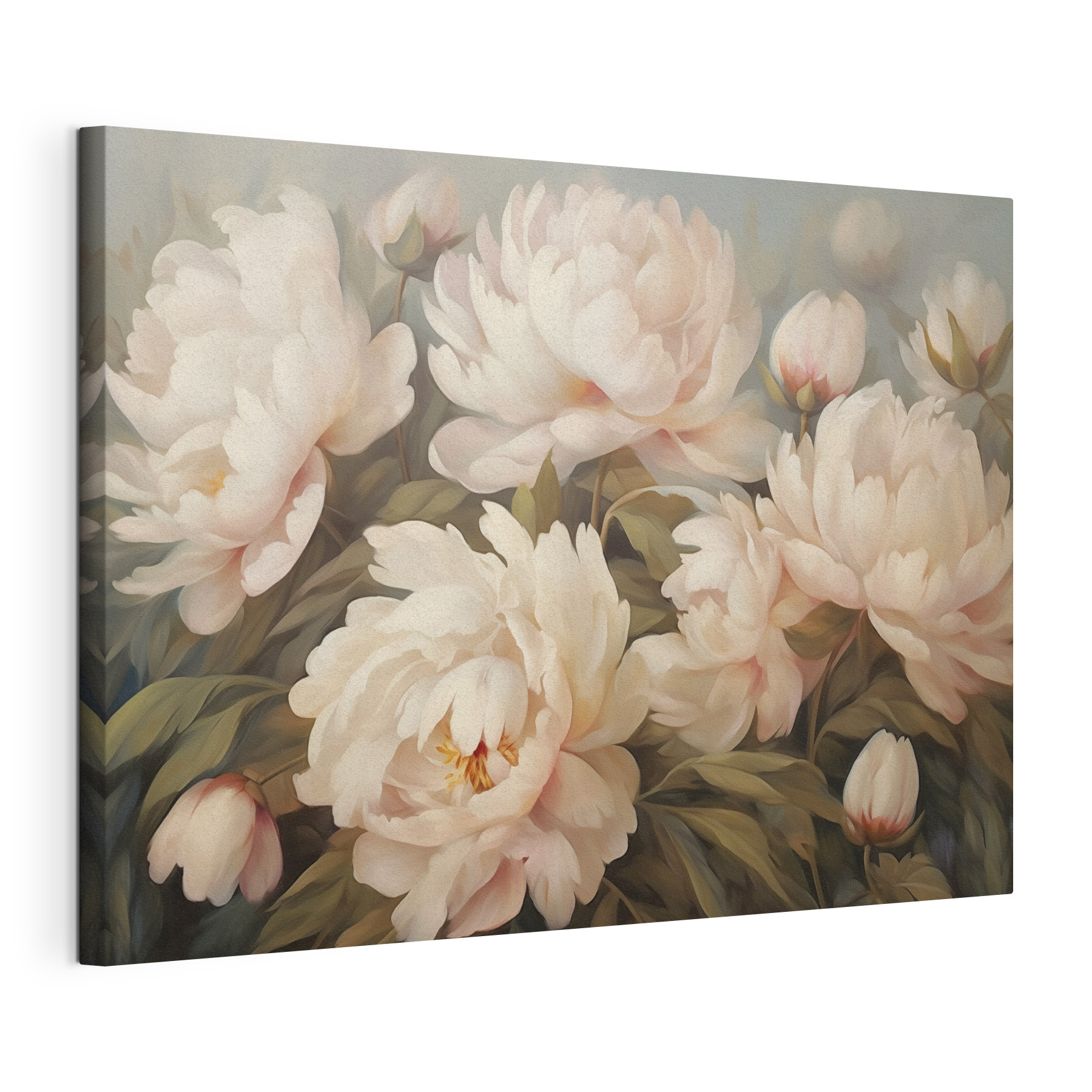 Painting of white flowers