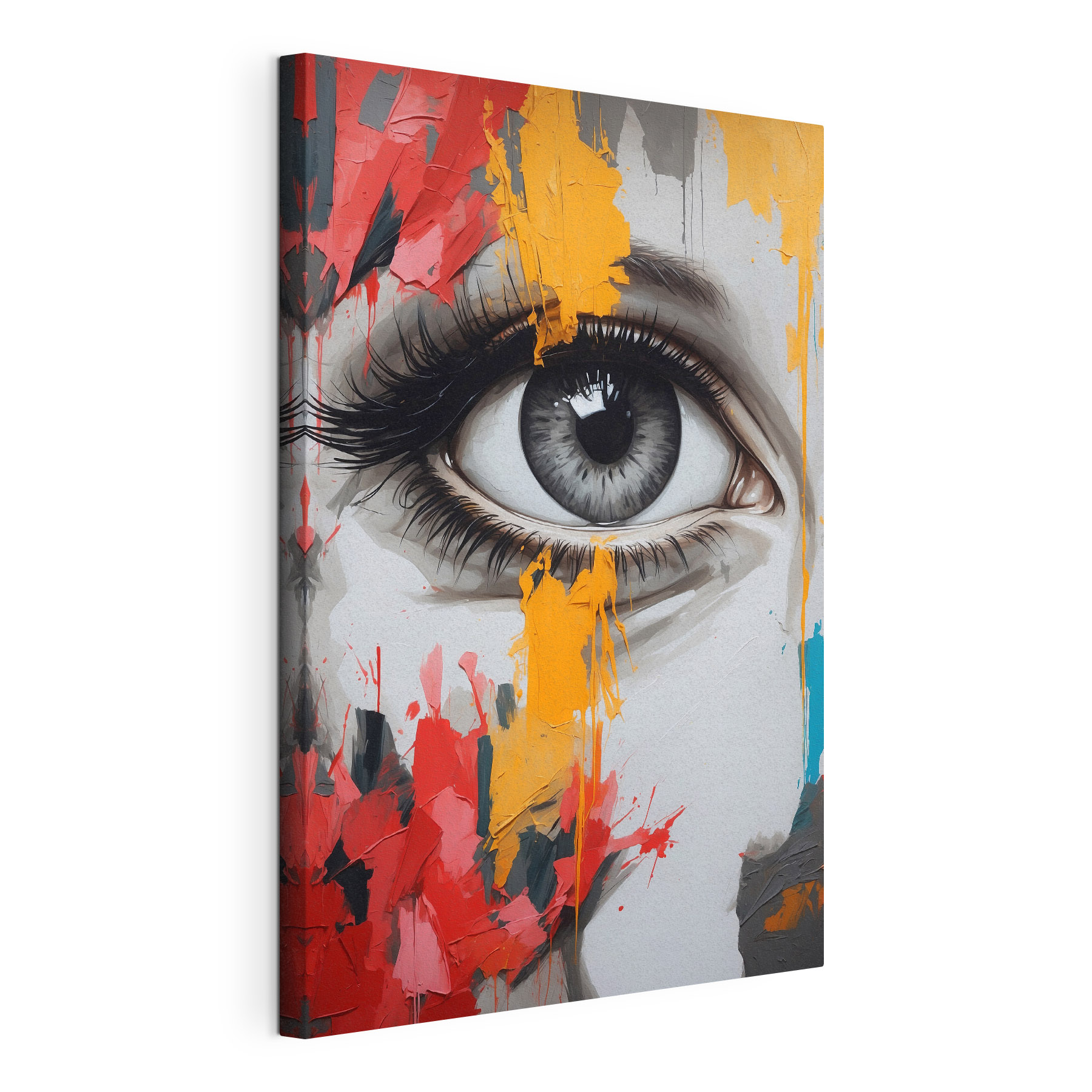 Painting of a woman's eye Painting of a woman's eye