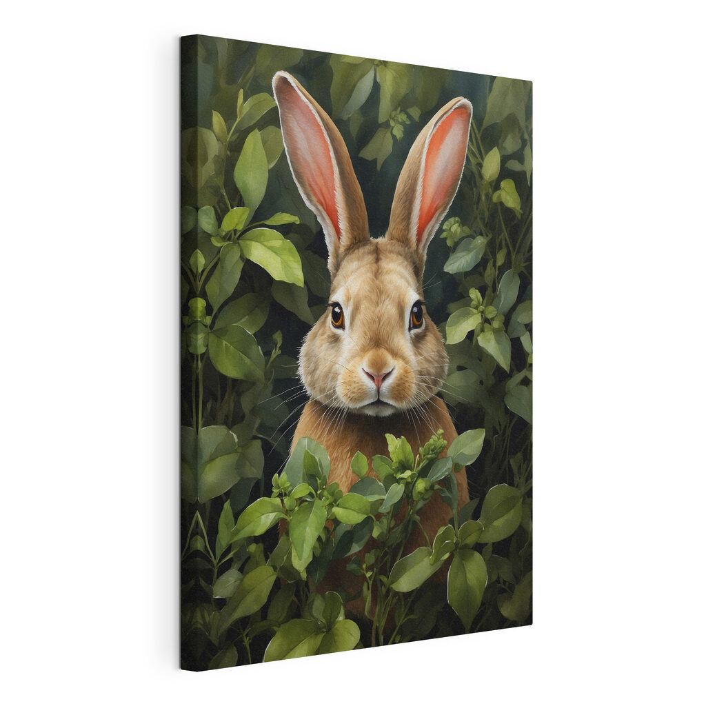 Rabbit in the bushes