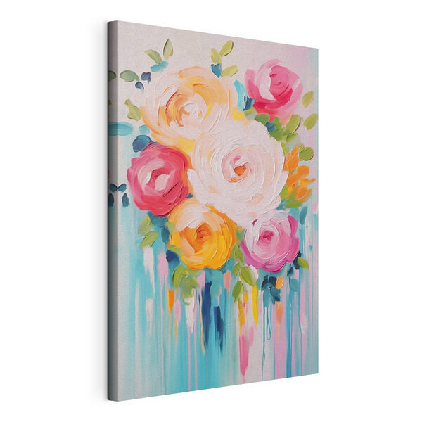 Cuadros Pintura de flores sobre una superficie blanca (SKU: s41788) Cuadros Cuadros Pintura de flores sobre una superficie blanca (SKU: s41788)