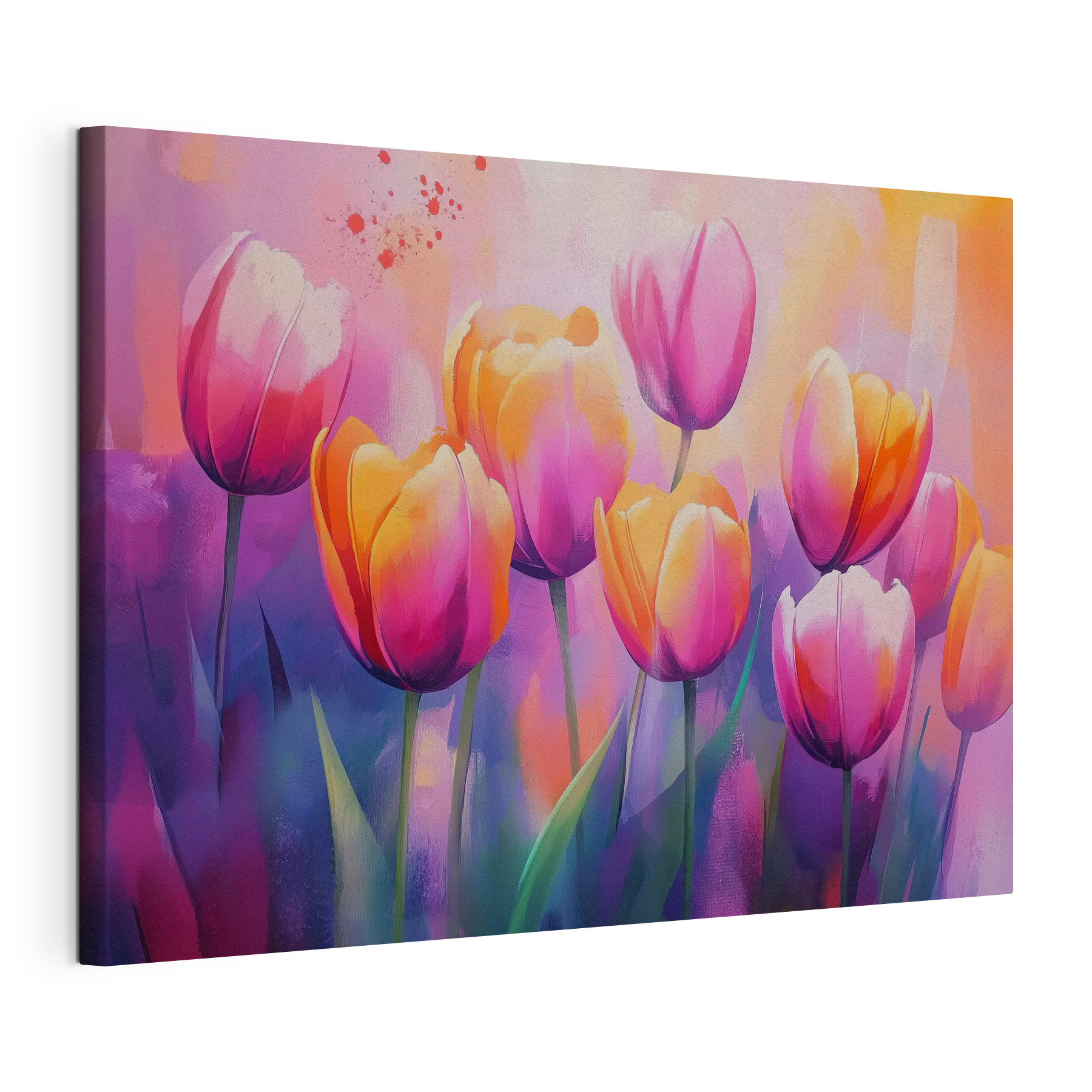 Painting of tulips Painting of tulips