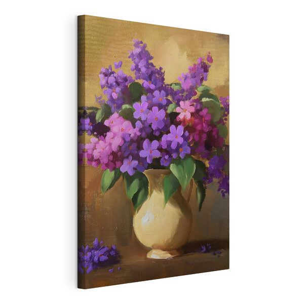 Cuadros Cuadro de flores moradas en un jarrón (SKU: s41822) Cuadros Cuadros Cuadro de flores moradas en un jarrón (SKU: s41822)