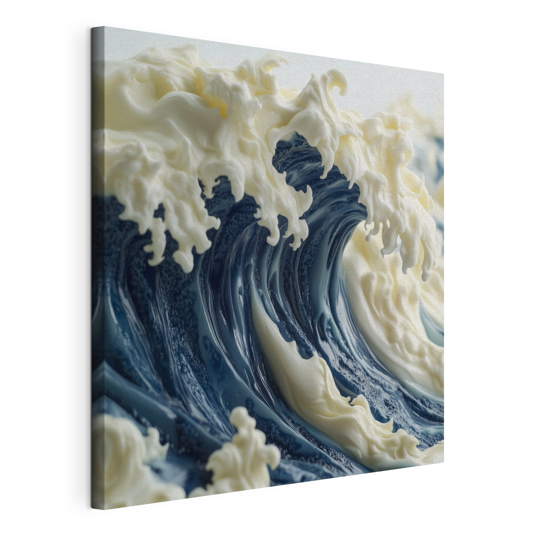 Majestic waves in creamy texture Majestic waves in creamy texture