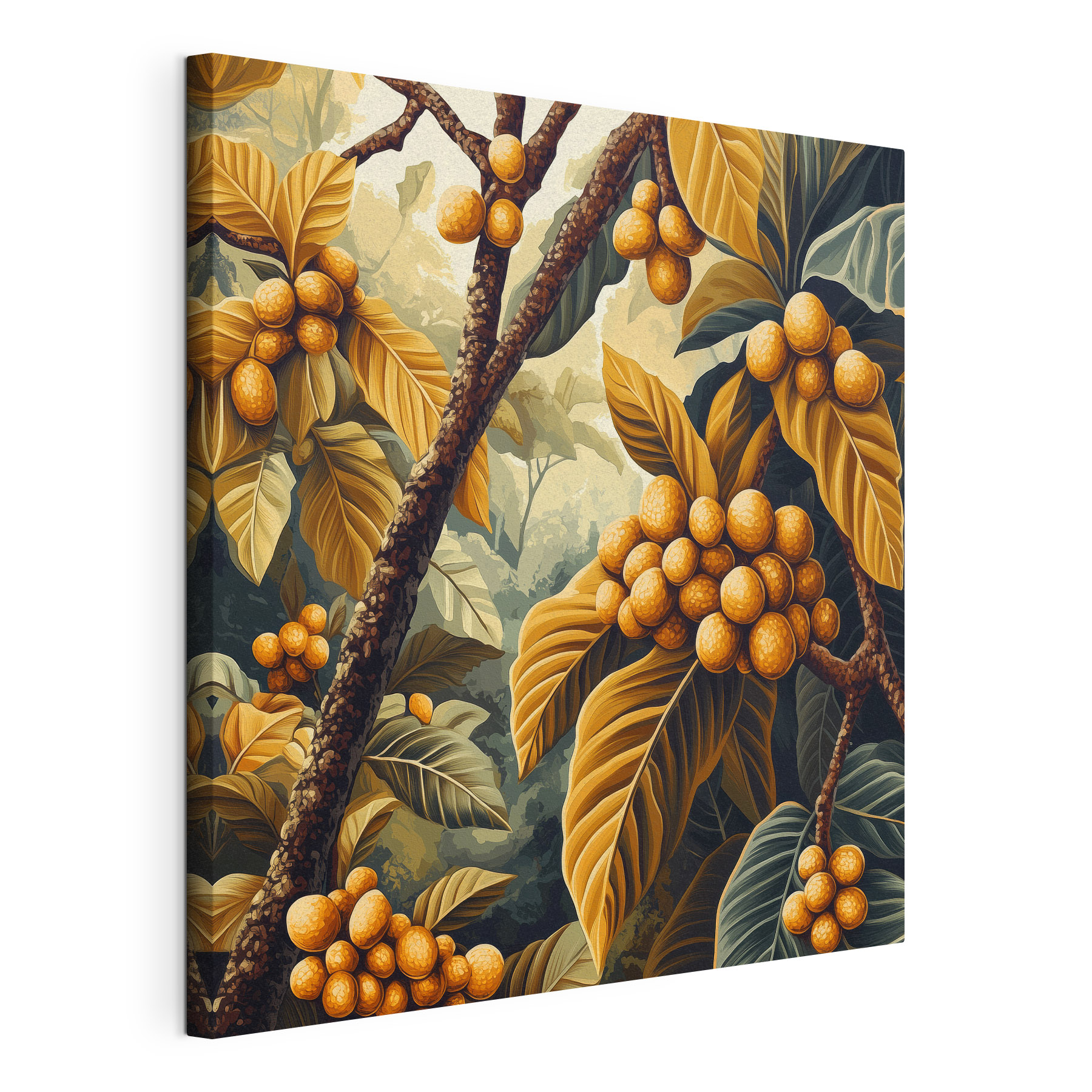 Painting of a tree with fruits Painting of a tree with fruits