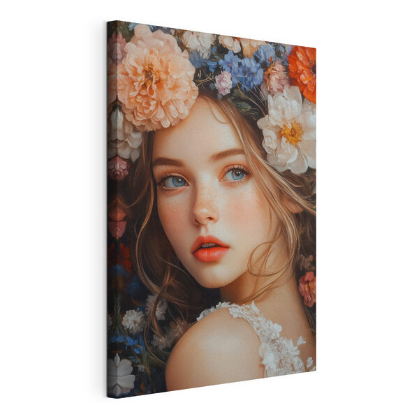 Cuadros Mujer con flores en el pelo (SKU: s42000) Cuadros Cuadros Mujer con flores en el pelo (SKU: s42000)