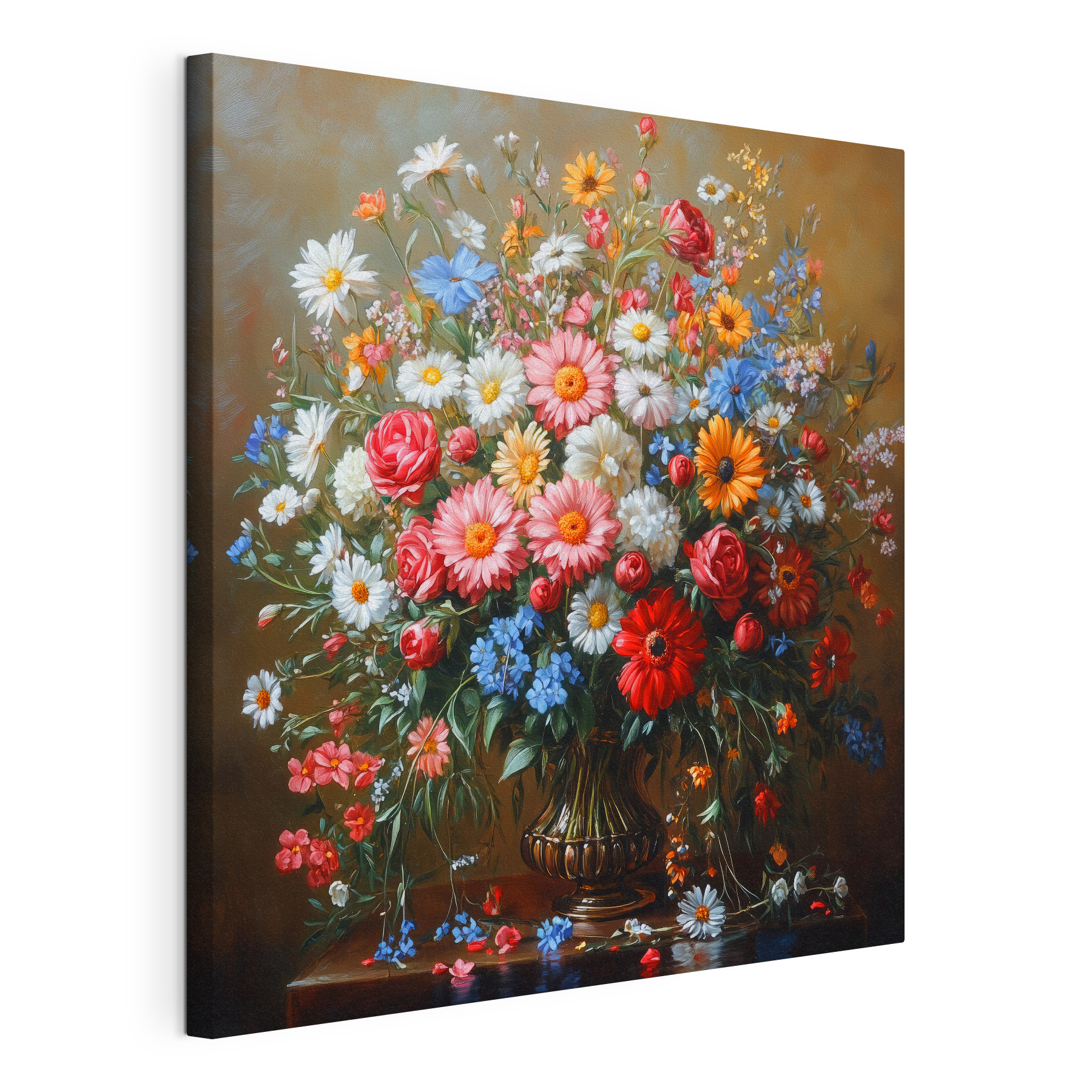 Painting of a bouquet of flowers