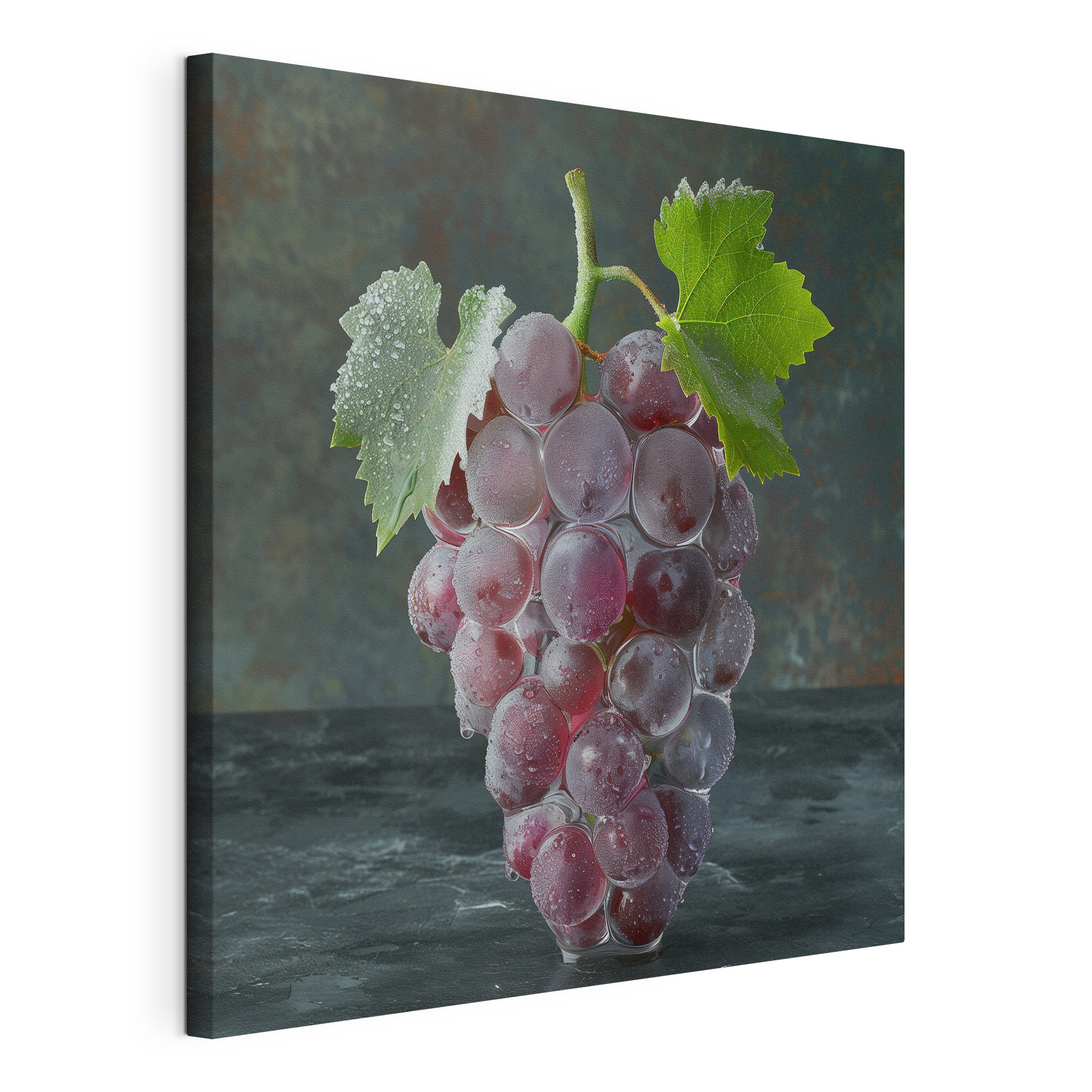 Bunch of grapes with water droplets on top Bunch of grapes with water droplets on top