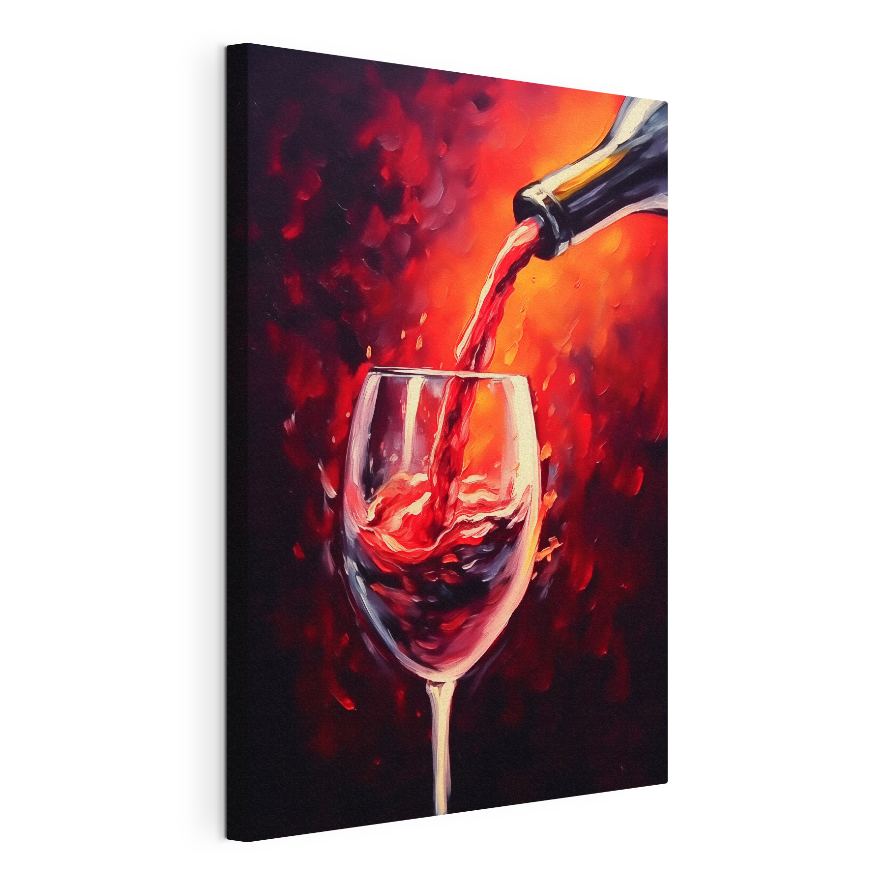 Wine pouring into a glass Wine pouring into a glass