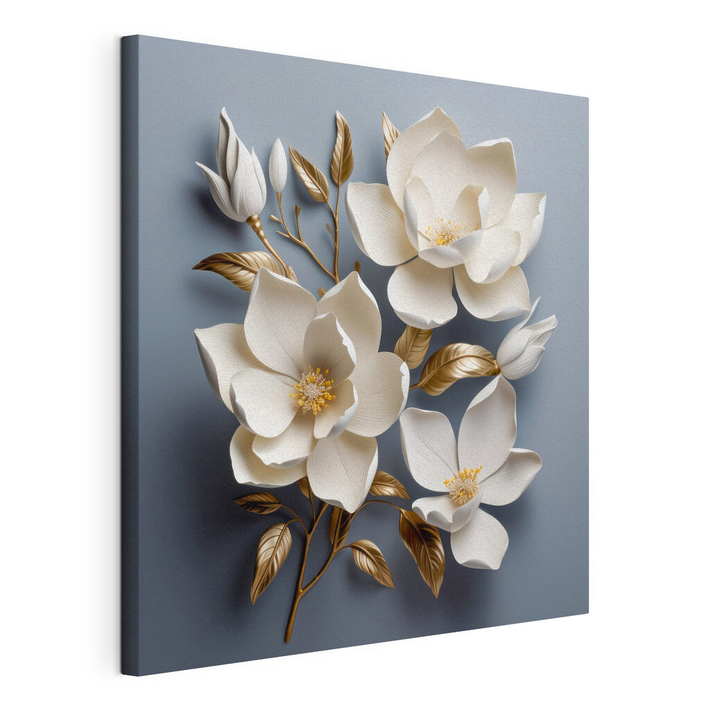 Delicate blooms on a soft backdrop