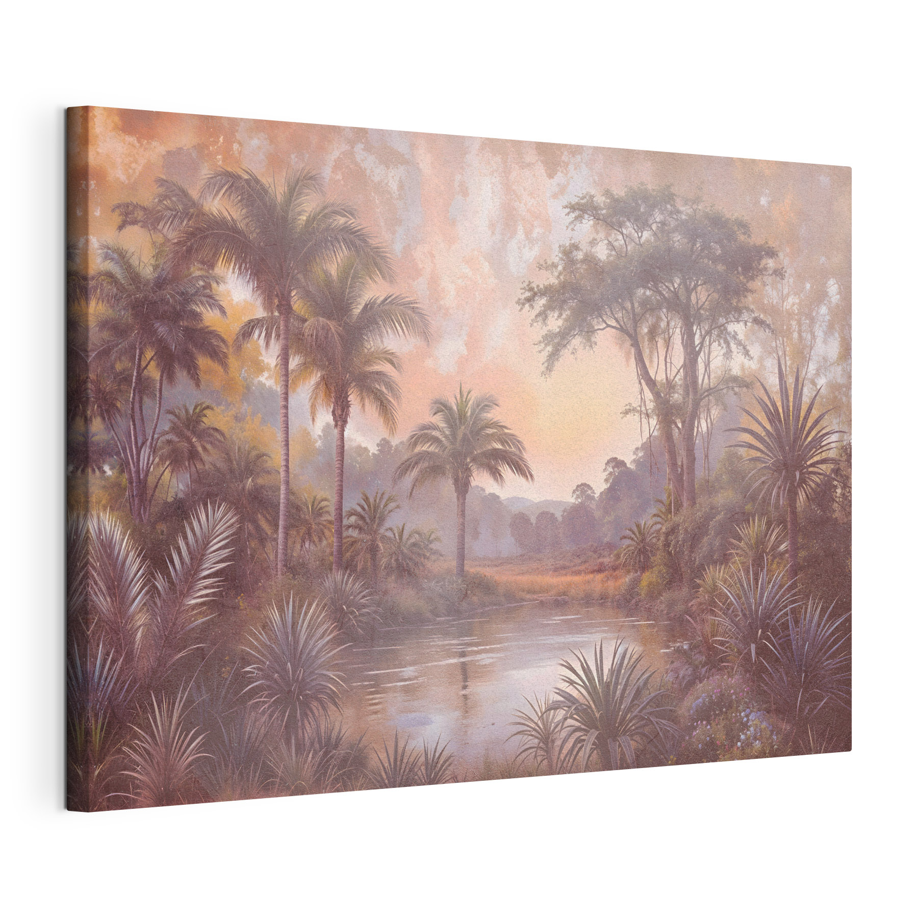 River with trees and plants
