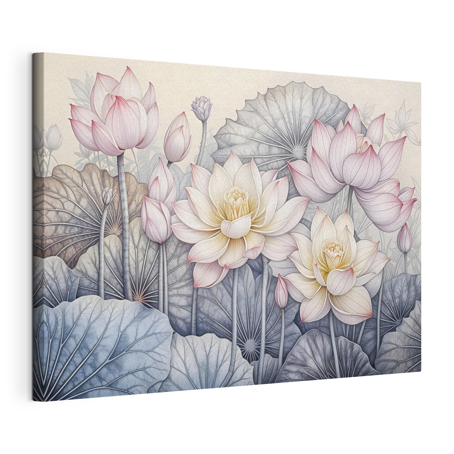 Delicate blooms in tranquil waters Delicate blooms in tranquil waters