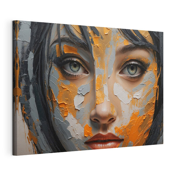 Cuadros Mujer con pintura en la cara (SKU: s42259) Cuadros Cuadros Mujer con pintura en la cara (SKU: s42259)