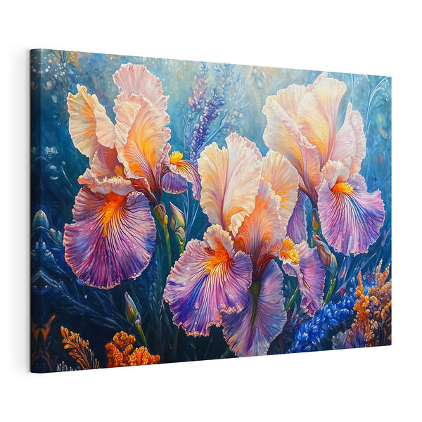 Cuadros Cuadro de flores con pétalos amarillos y morados (SKU: s42327) Cuadros Cuadros Cuadro de flores con pétalos amarillos y morados (SKU: s42327)