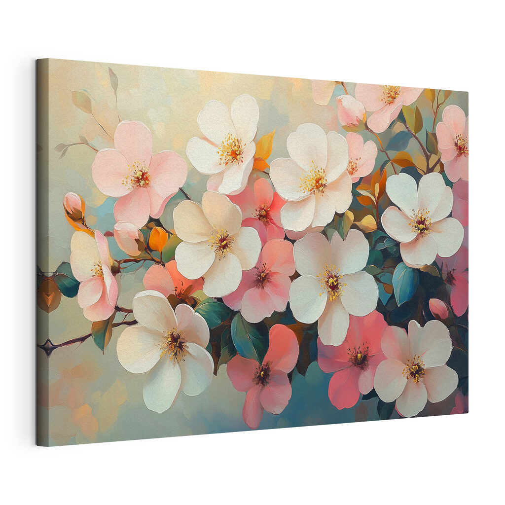 Group of flowers on a branch