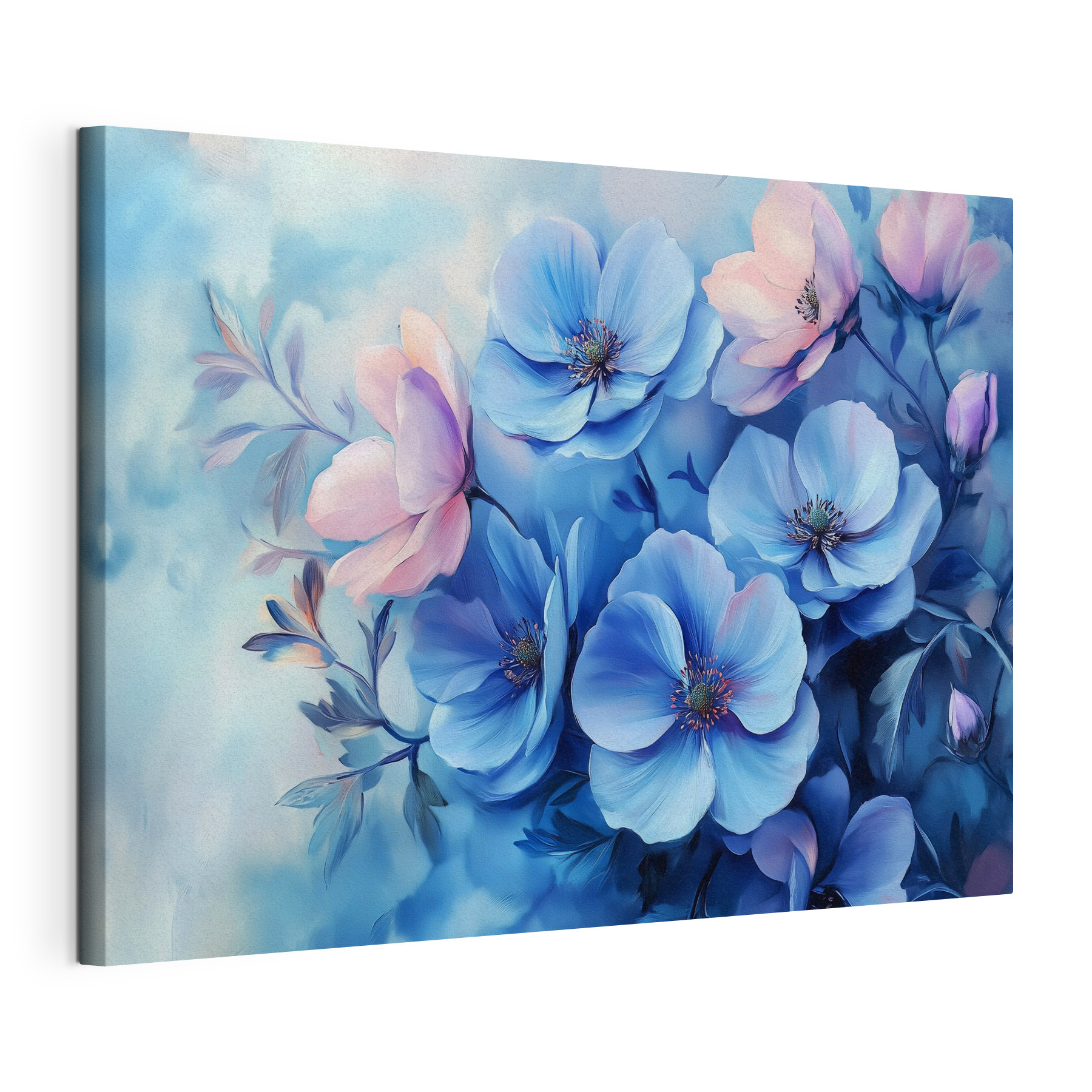 Gentle blooms in soothing hues Gentle blooms in soothing hues