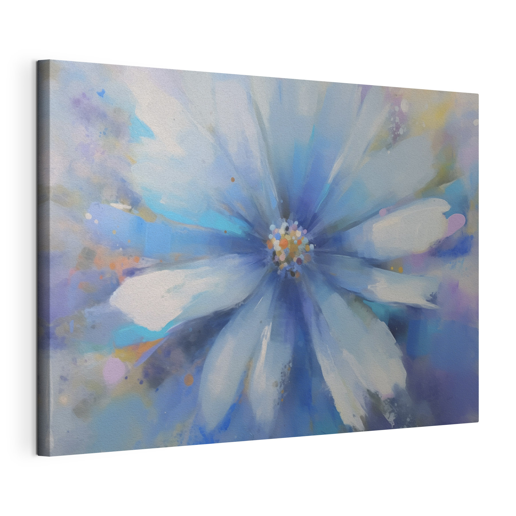 Soft hues of a blooming flower