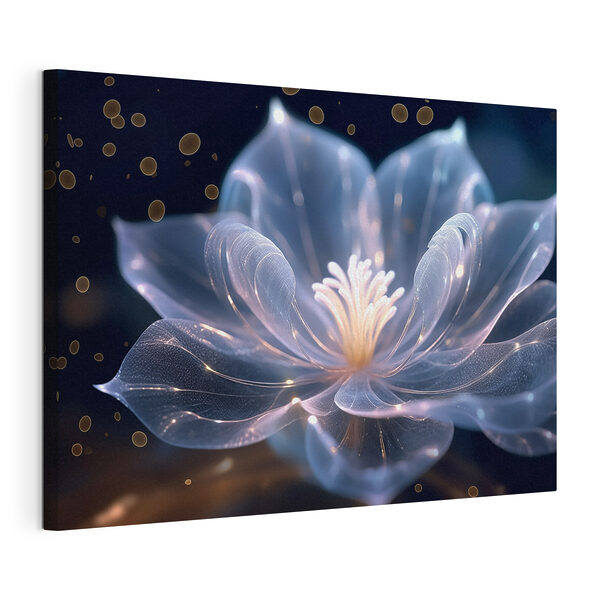 Cuadros Flor transparente con el centro blanco (SKU: s42488) Cuadros Cuadros Flor transparente con el centro blanco (SKU: s42488)