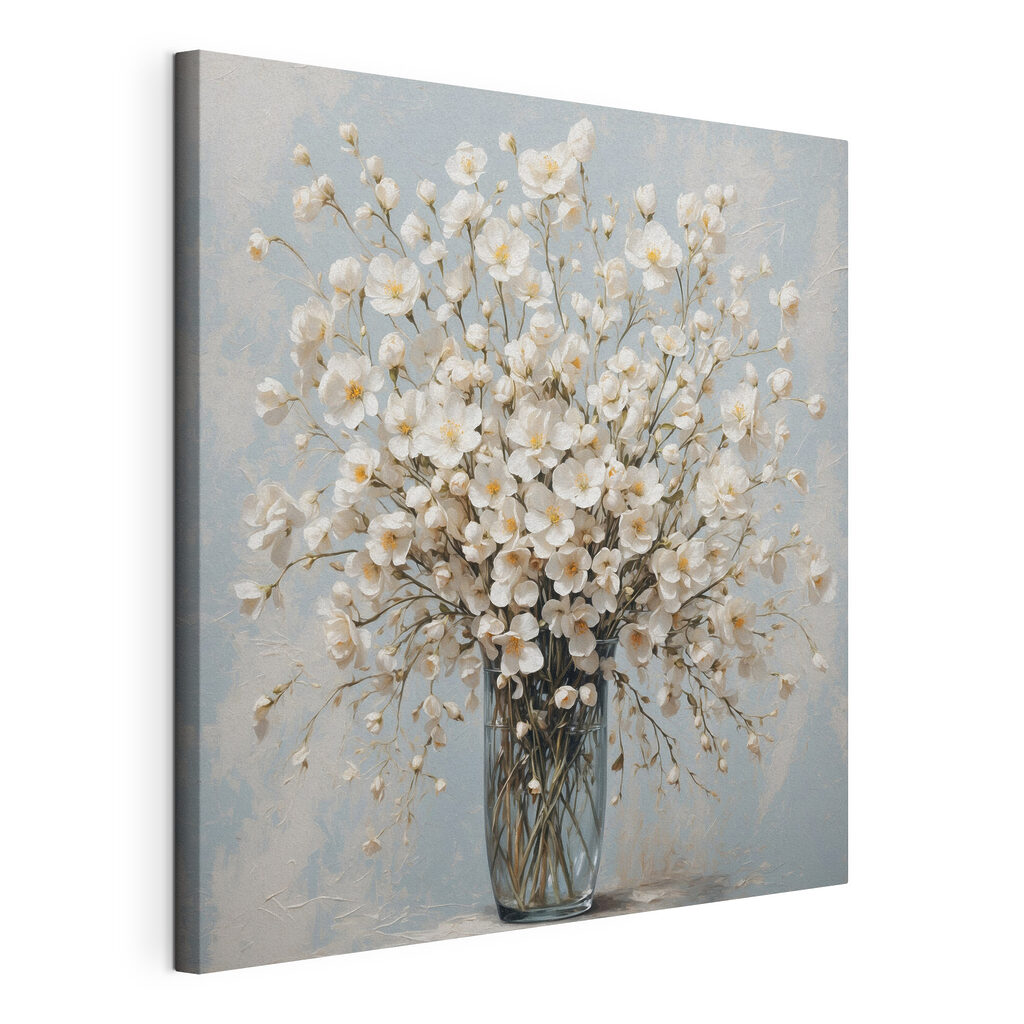 Vase of white flowers Vase of white flowers