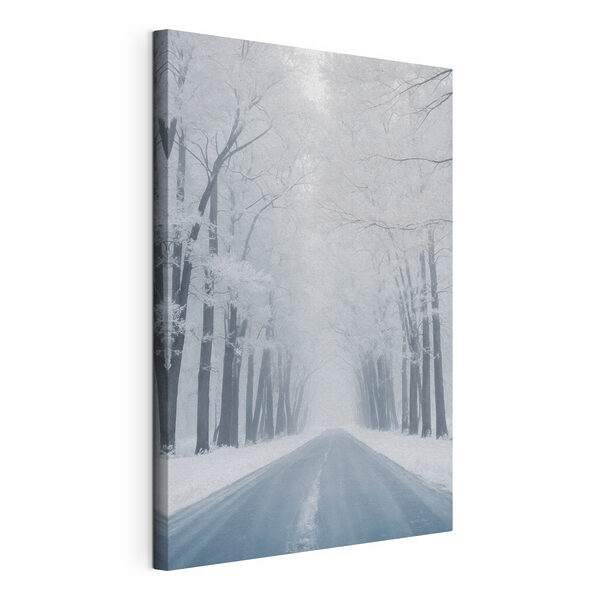 Cuadros Carretera con árboles cubiertos de nieve (SKU: s42551) Cuadros Cuadros Carretera con árboles cubiertos de nieve (SKU: s42551)