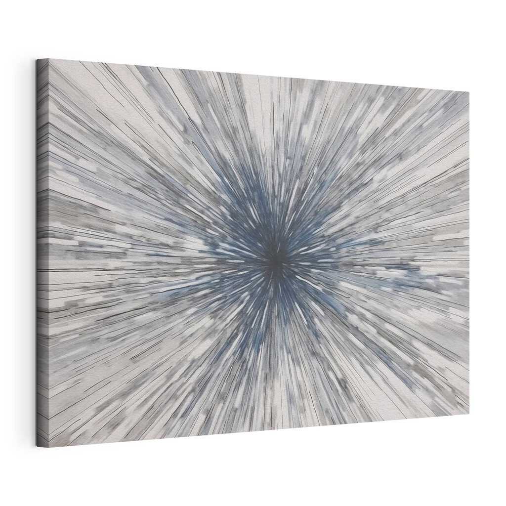 Grey and white burst Grey and white burst