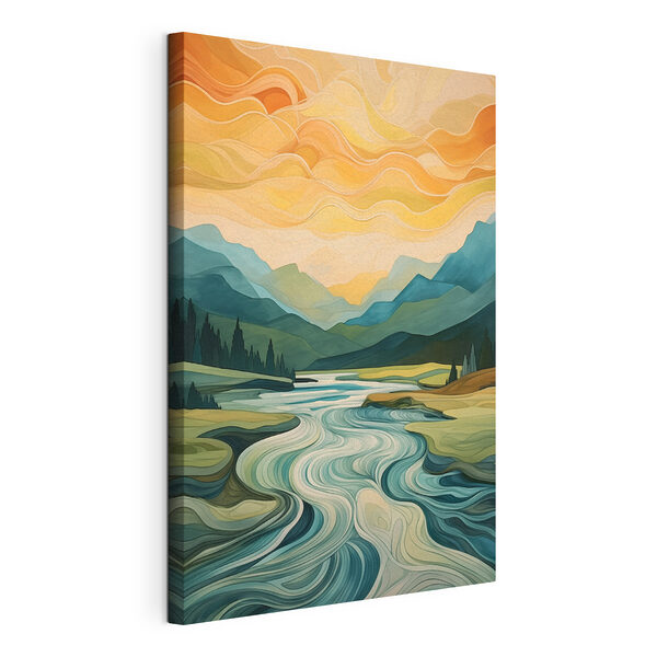 Cuadros Cuadro de un río que atraviesa un valle (SKU: s42652) Cuadros Cuadros Cuadro de un río que atraviesa un valle (SKU: s42652)
