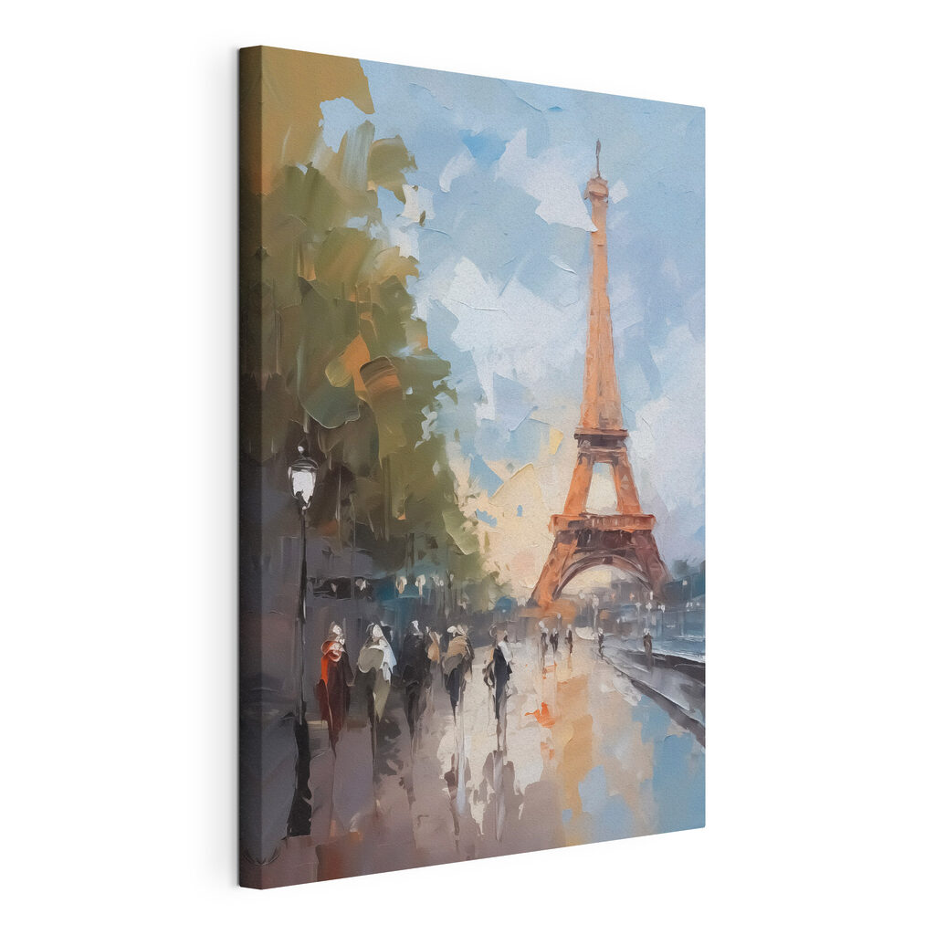 Painting of a tower Painting of a tower