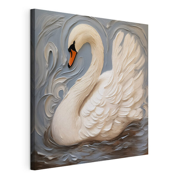 Cuadros Cisne blanco con pico negro (SKU: s42829) Cuadros Cuadros Cisne blanco con pico negro (SKU: s42829)